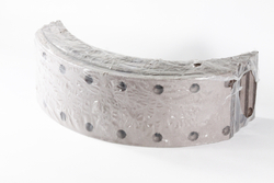 Рем. комплект тормозных накладок а/м УРАЛ-375 стар. обр.  (Сверл./с заклёпками/ширина 120мм./ к-т 4 шт.)