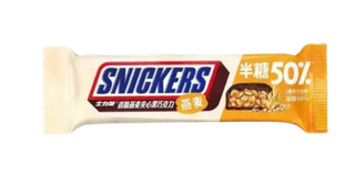 Шоколадный Батончик Snickers Темный шоколад Арахис и Овсяные хлопья