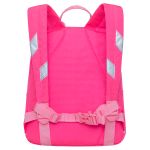 Рюкзак детский Grizzly, 25*30*14см, 1 отделение, 1 карман, мягкая спинка, розовый