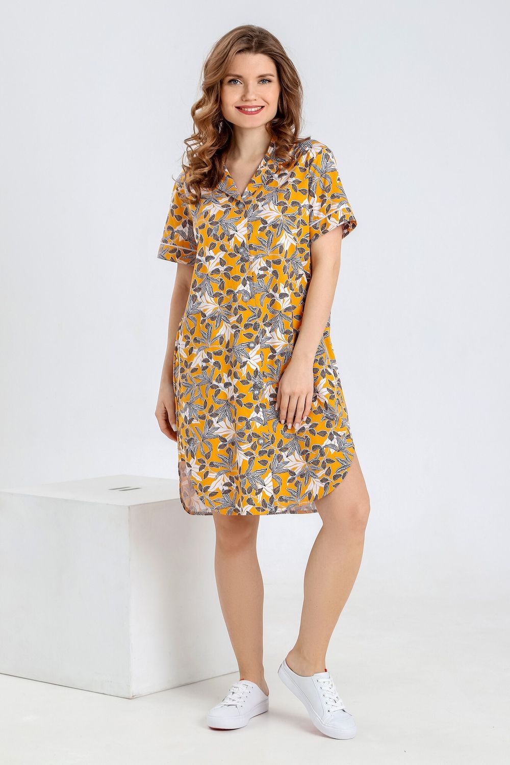 Халат Ирис-4 Виотекс ГОРЧИЧНЫЙ