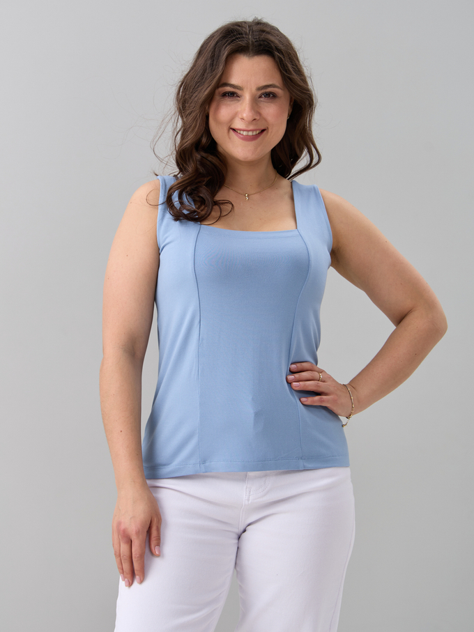 Майка М-040/серо-голубой