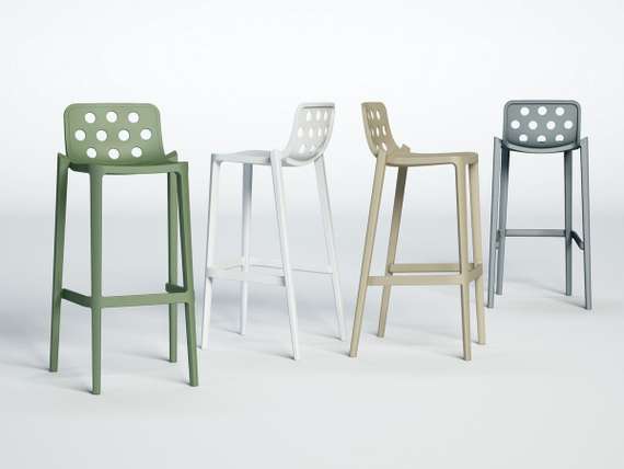 Барный стул Isidoro 76, серый