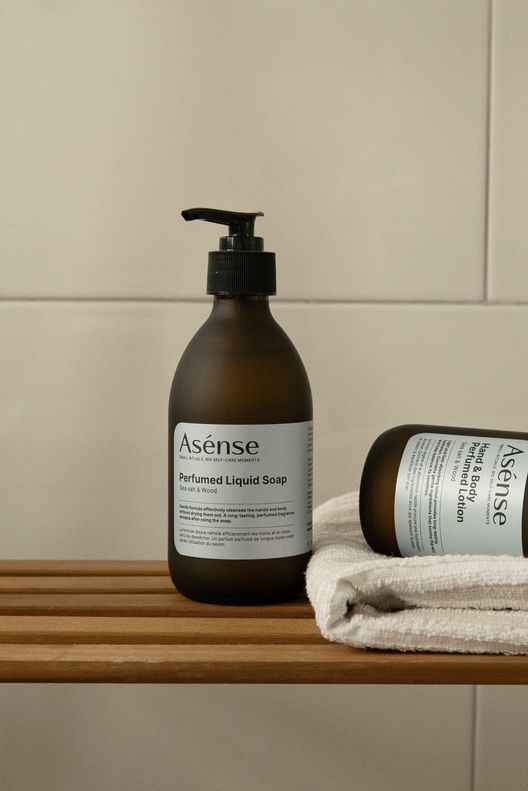 Жидкое мыло для тела и рук Sea salt & Wood, 300 мл / Asense