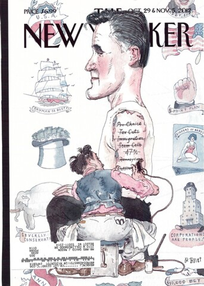 Журнал The New Yorker 29-10-2012, обложка