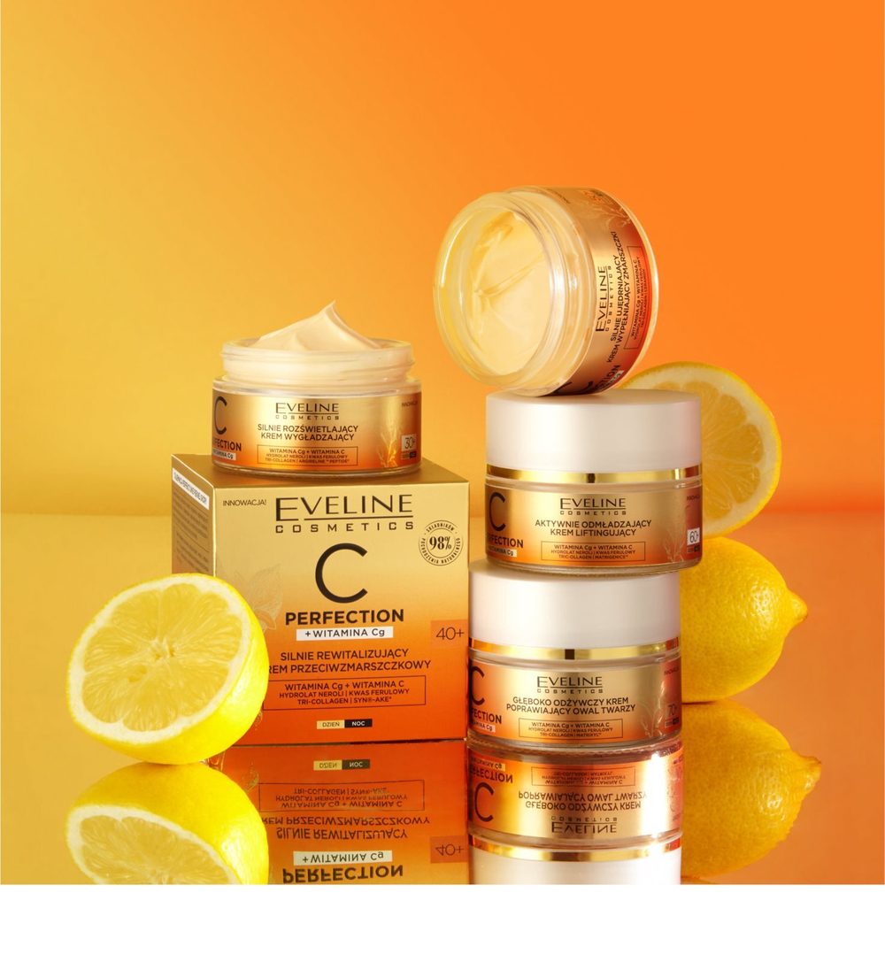 Eveline Cosmetics C Perfection - лифтинговый дневной и ночной крем с витамином С /  60+ 50  ml  / GTIN 5903416037217