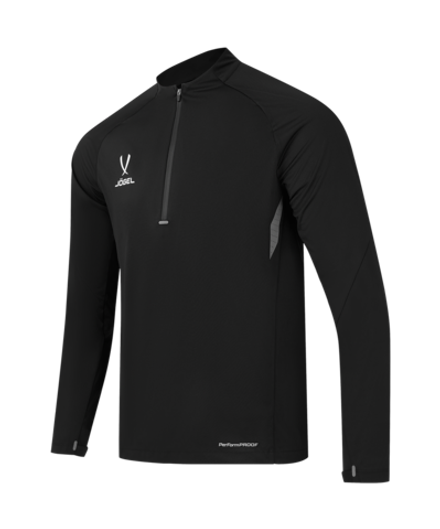 Джемпер ветрозащитный JÖGEL PREMIER PerFormPROOF 1/4 Zip Wind Top, черный
