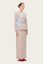 Бежевая юбка-макси "Симона 2"