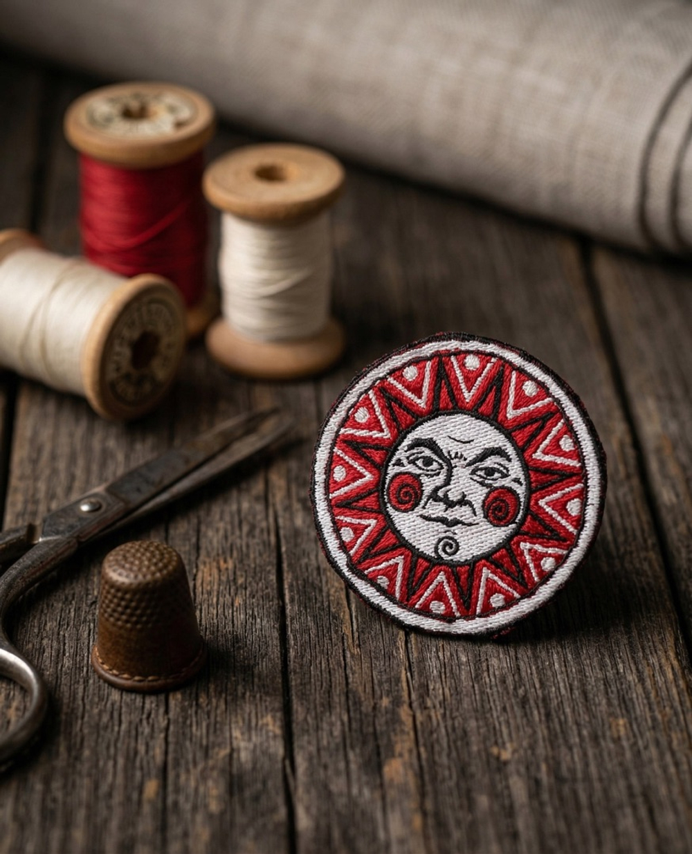 Шеврон Варгградъ «Красно Солнышко» круглый на велкро