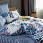 Комплект постельного белья Делюкс Сатин 100% хлопок на резинке LR326