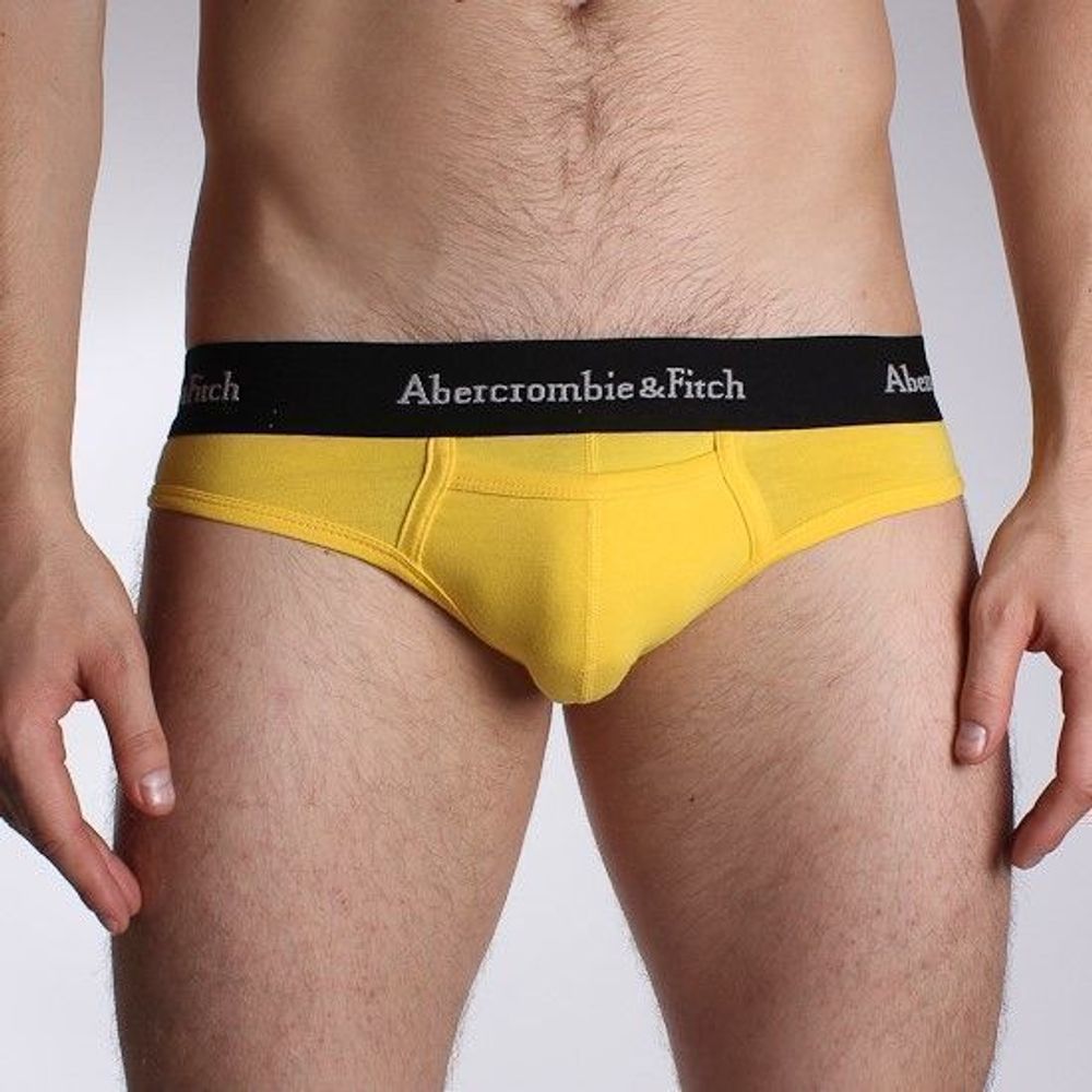 Мужские трусы брифы желтые Abercrombie&amp;Fitch Sports Brief Yellow
