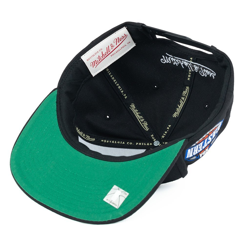 Баскетбольная кепка Mitchell&Ness NBA Conference Patch Snapback Brooklyn Nets Cap Black