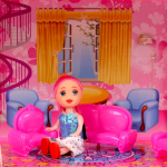 Дом для куклы с мебелью, коробка DSJ588-2