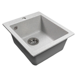 Мойка ML-GMS118 СТАНДАРТ прямоугольная, серый (310), 492*417*190мм