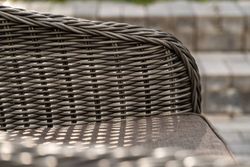 "Равенна" обеденная группа плетеная, цвет графит