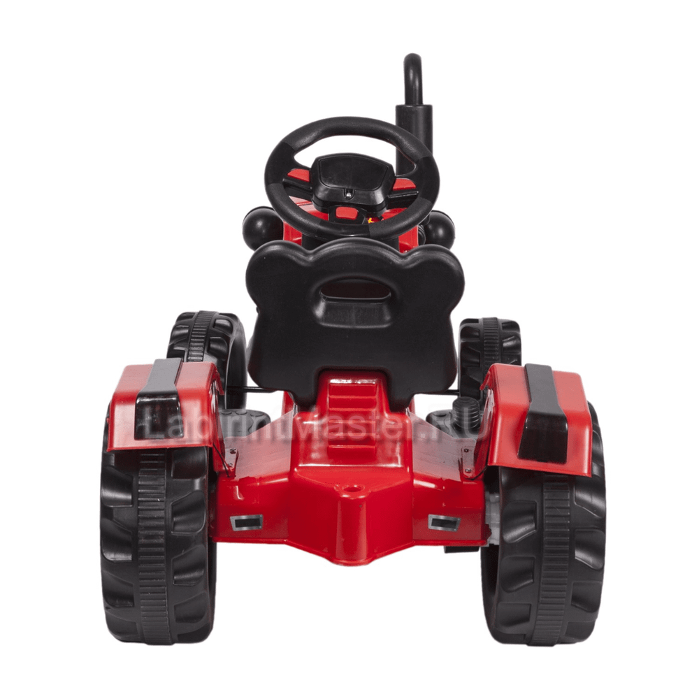 Детский Kreiss трактор с прицепом, красный, 6V