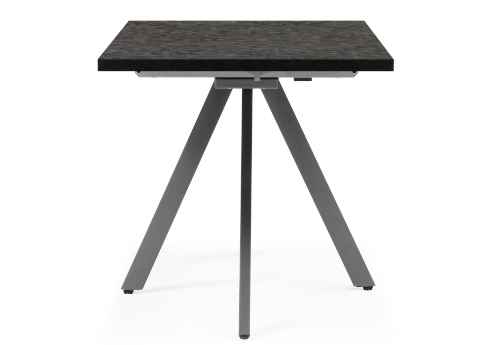 Стол деревянный Woodville Райн 32 116(160)x77 раздвижной малави, серый, ножки серые