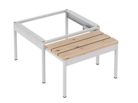 Stands with pull-out bench