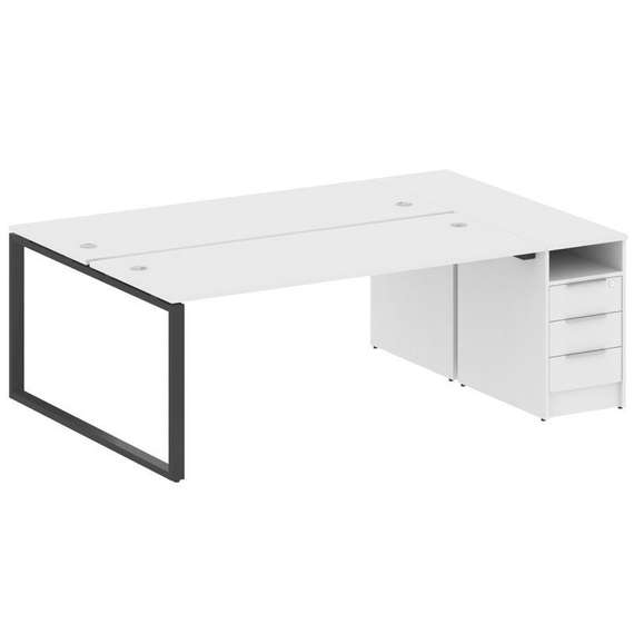 Метал Систем Рабочая станция с тумбой на О-образном м/к БО.РС-СТП-2.5