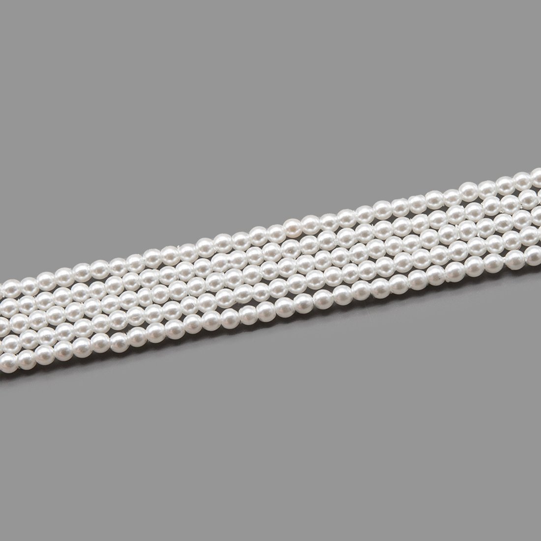 Хрустальный жемчуг, оттенок "Белый", шар 2мм