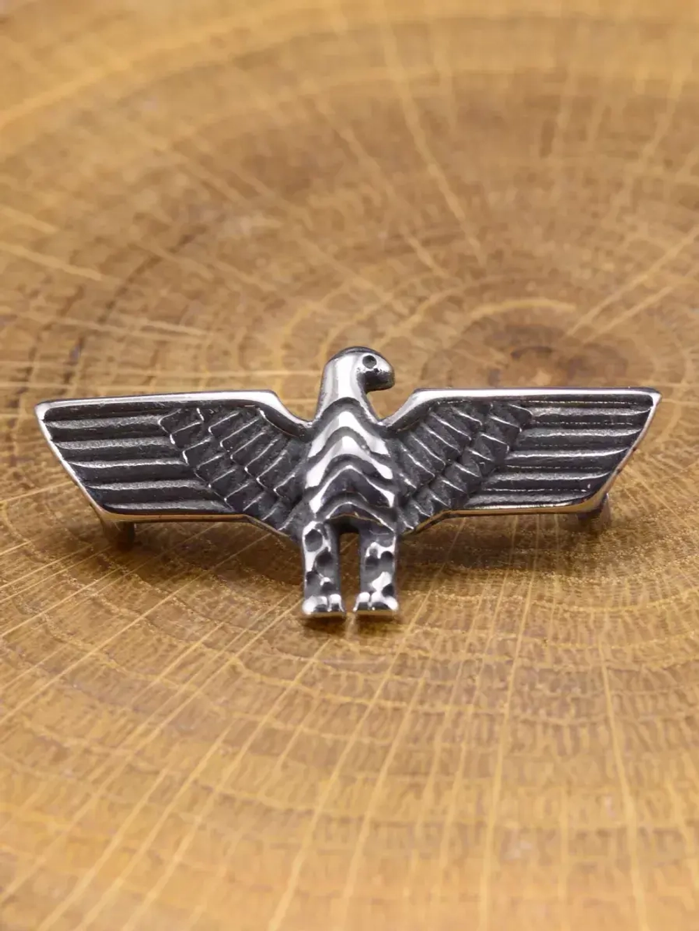 Вставка «Орел» из нержавеющей стали