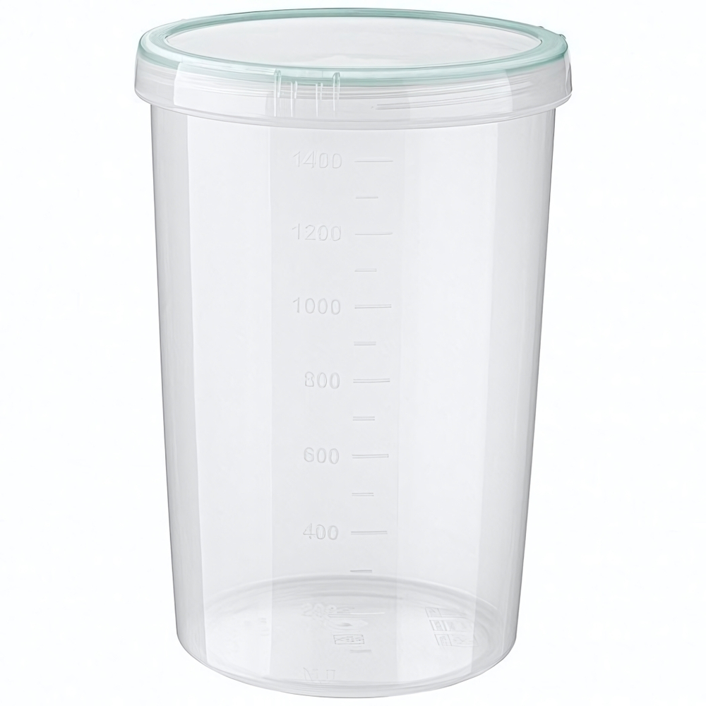 Банка "винтаж" 1,5л высокая светло-голубой)