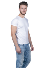 Белая футболка мужская SWAN (хлопок-стрейч) 200 R белый