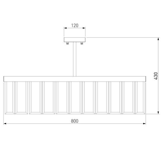 Потолочная люстра Bogates Eclipse 357/8 Smart