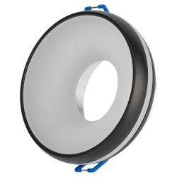 Светильник встраиваемый декоративный ЭРА DK100 BK под лампу MR16 GU5.3 черный | Декоративные встраиваемые светильники