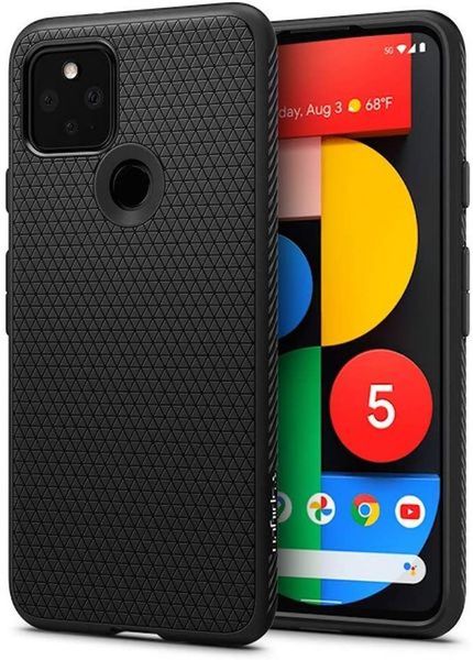 Чехол Spigen Liquid Air Armor для Google Pixel 5 Case (2020) - Matte Black