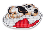 Коллекция:	Вышивка по перфорированной форме¶Название по-английски:	Wooden cross-stitch kit¶Название