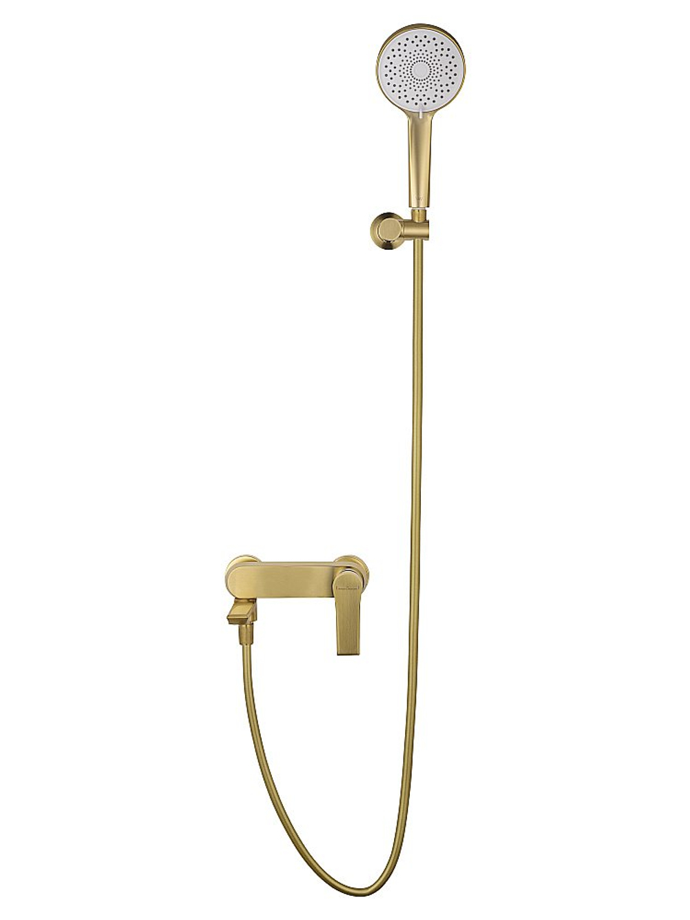 Смеситель для ванны с душем WONZON & WOGHAND BRILLIANT WW-88037079-BG брашированное золото