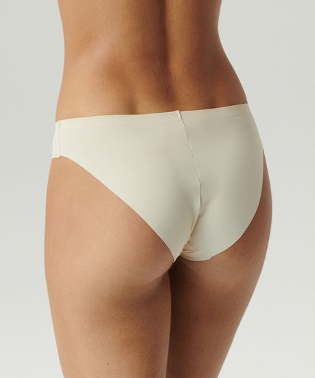 Женские трусы бесшовные спорт (1шт) Atlantic LS-001, нейлон/эластан, светло-бежевый