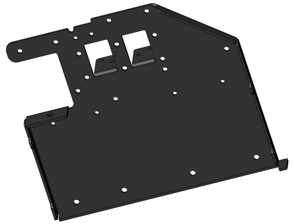 Пластина основания оси Y правая Master v2