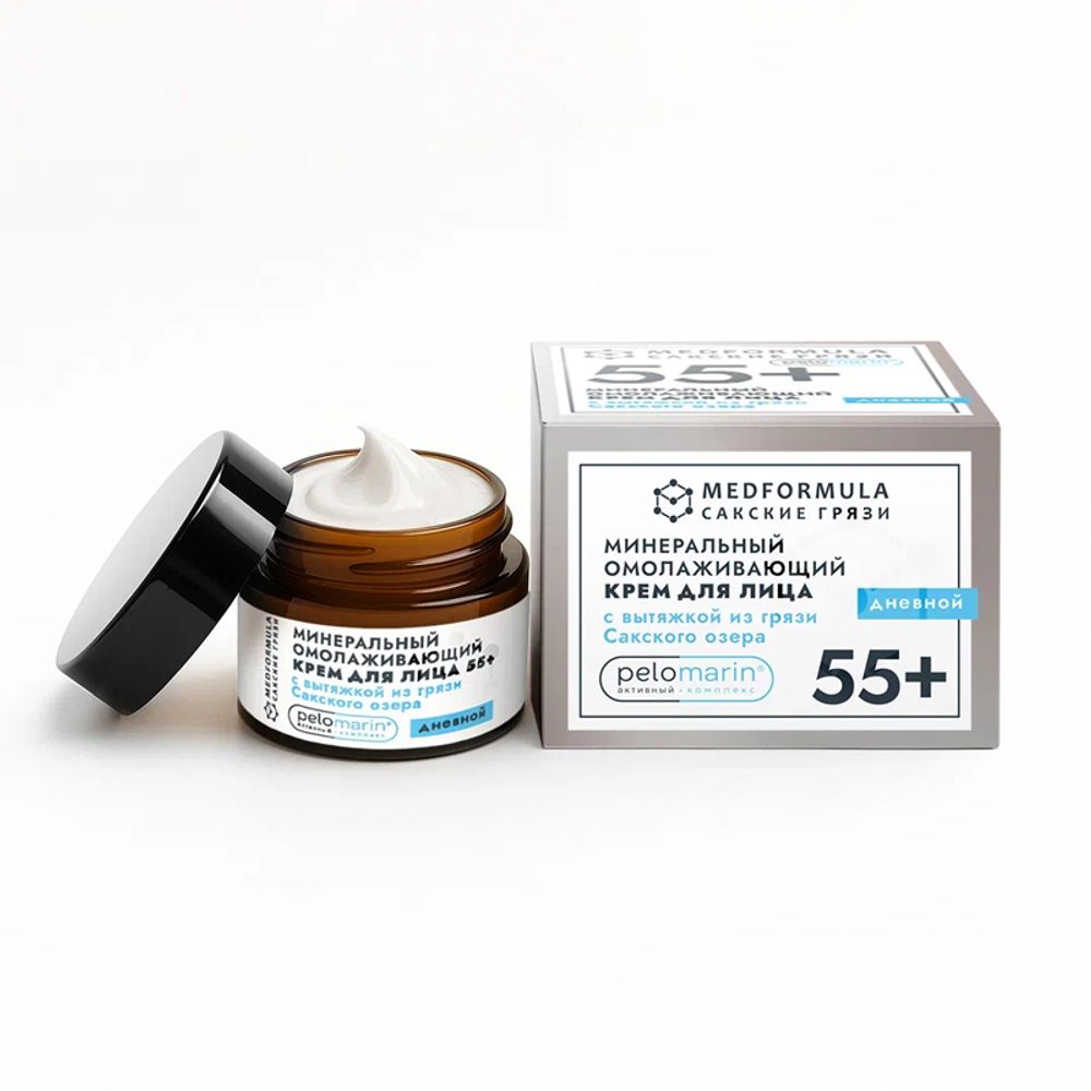 MED FORMULA Минеральный омолаживающий крем для лица дневной 55+
