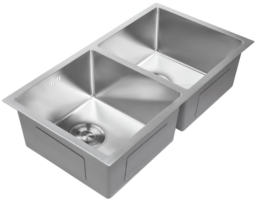 МОЙКА КУХ ИЗ НЕРЖ-Й СТАЛИ ДВОЙНАЯ AVINA 78*42+СЕТКА САТИН ТОЛЩИНА . 0,8 М