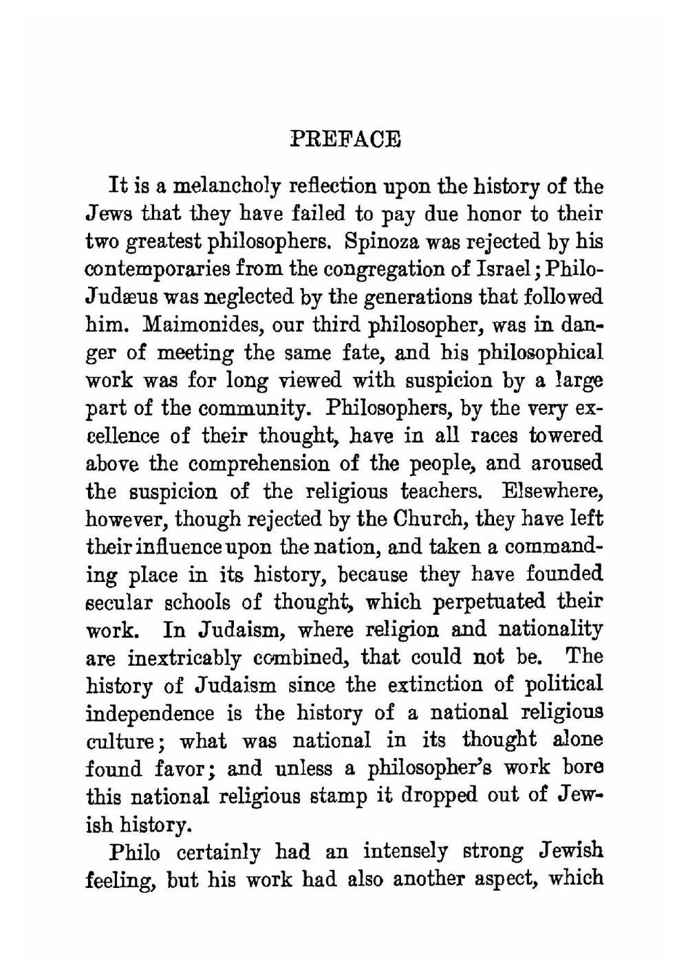Philo-Judaeus of Alexandria | Norman de Mattos Bentwich