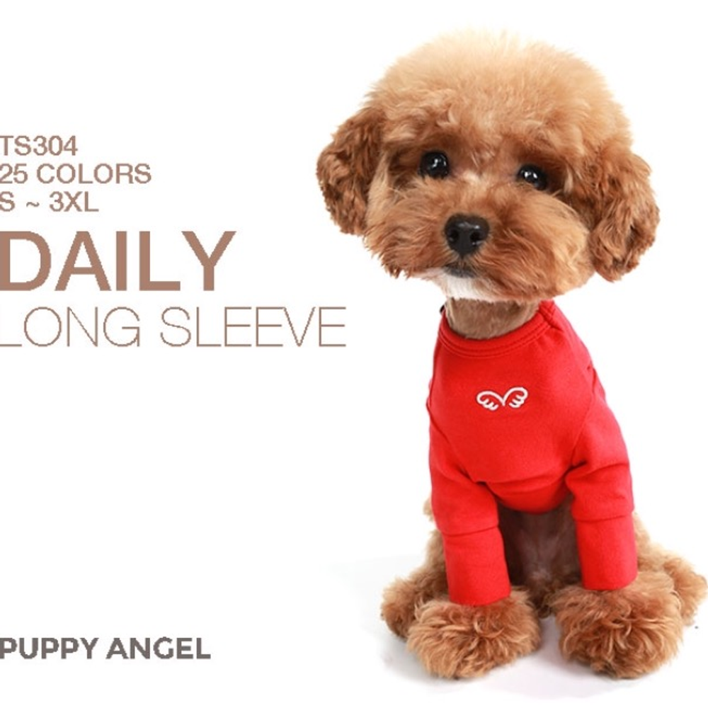304 PA-TS Лонгслив (футболка с длинным рукавом) "Puppy Angel MAC Daily"