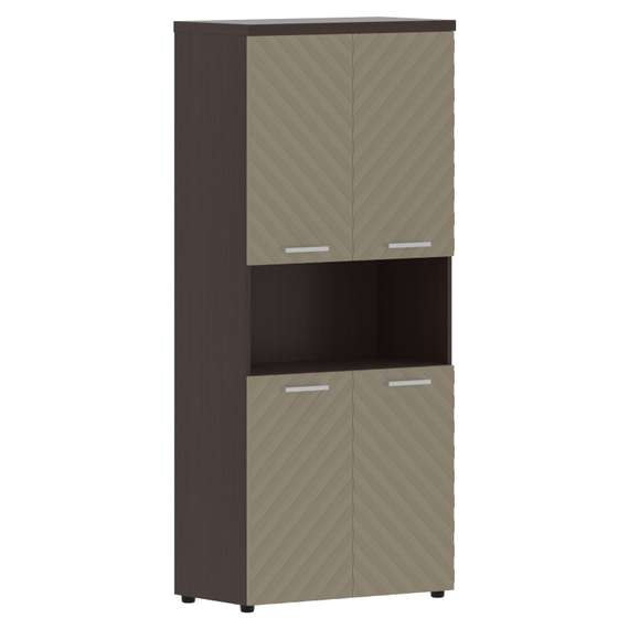 Шкаф с комплектами малых дверей и топом TLHC 85.4  856х450х1968 TORR LUX