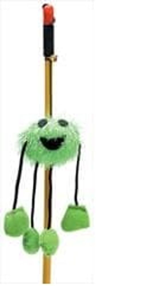 Золотая рыбка УДОЧКА-ДРАЗНИЛКА с Шуршиком из люрекса д/кош 46см NA11176