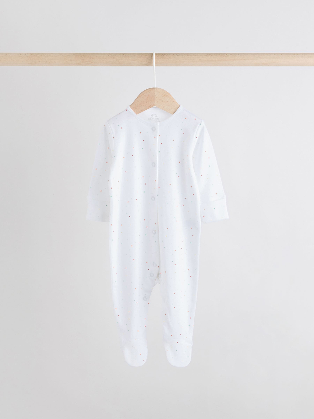 Комбинезон / Cлип для малышей Next AW3-255, 4 шт., Белый