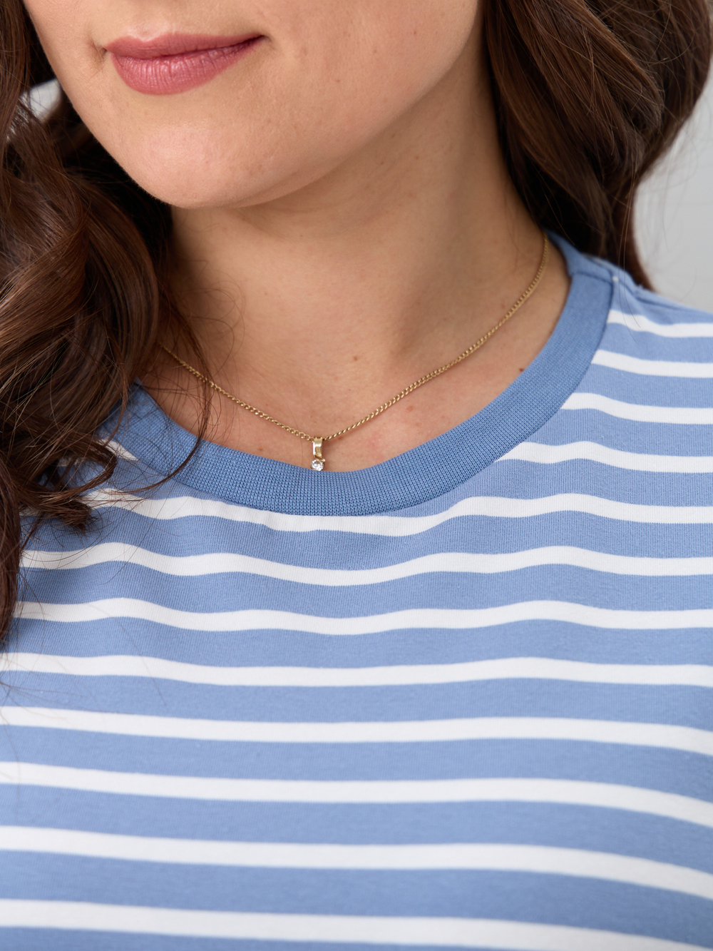 Футболка Фкл-192/голубой-белаяполоса