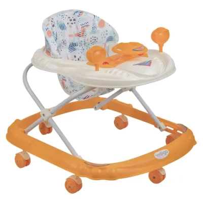 Ходунки детские "Drive" ,6 колес, игрушки, музыка, цвет оранжевый, для детей с 6 мес.