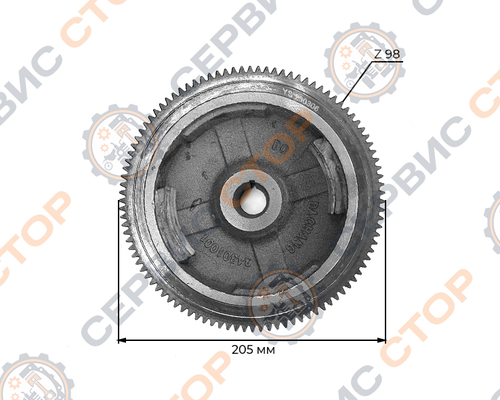 Маховик с венцом Z-98 для двигателя 188F/190F/192F