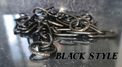 Цепь рывковая чернëная  нержавеющая сталь (Black style)