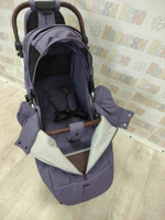 Коляска прогулочная Baballo Future 2024 фиолетовая (белая рама)