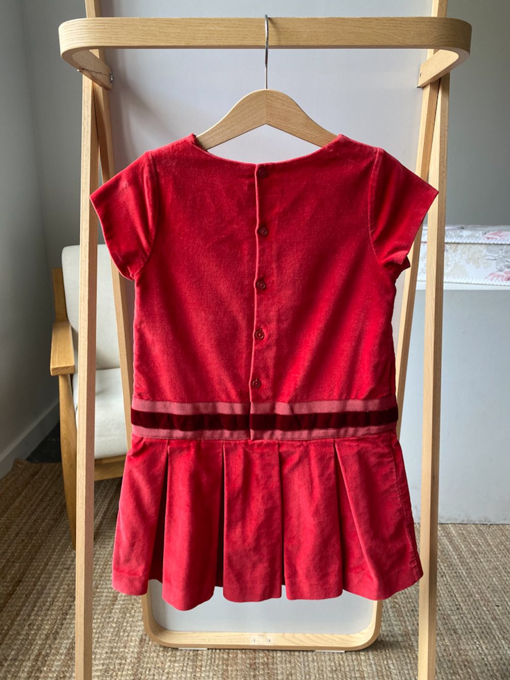 Бархатное платье Jacadi, 116