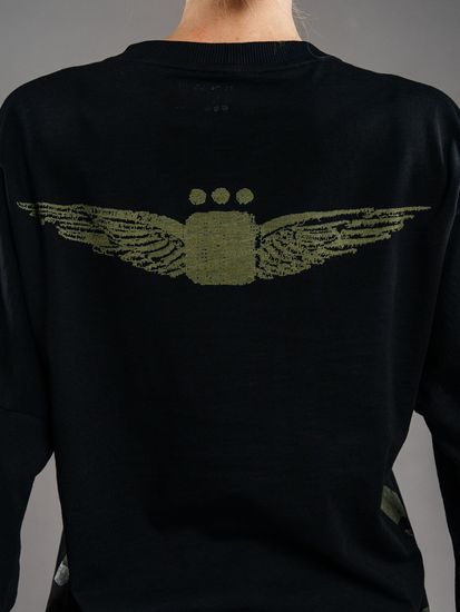 Serdyukov лонгслив Wings одежда унисекс стиль принт качество