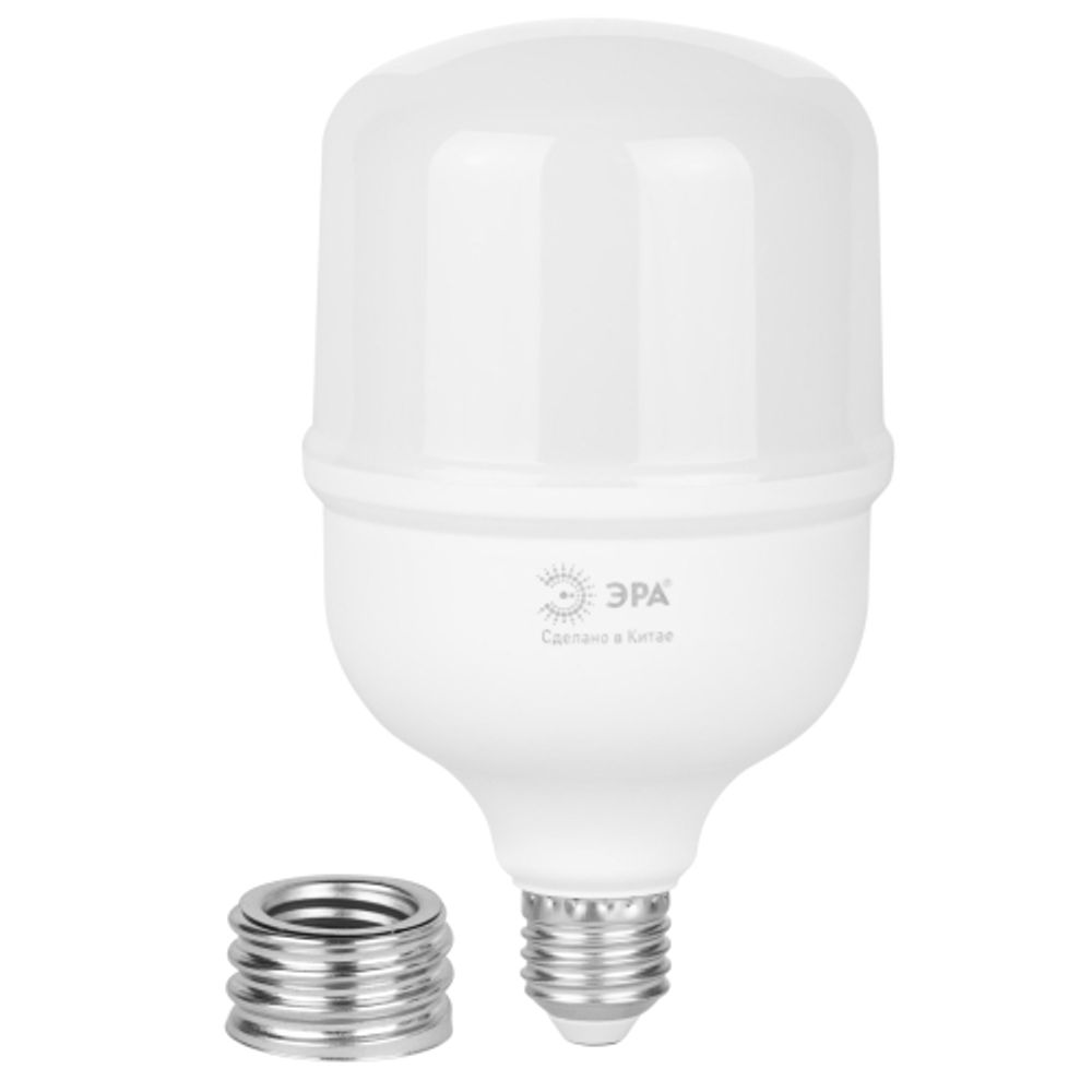 Лампа светодиодная POWER ЭРА RED LINE LED T140-100W-6500-E27/E40 R 100Вт колокол холодный белый свет E27/E40 | Лампы cветодиодные POWER