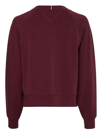 Женская Кофта теннисная Tommy Hilfiger RLX Sueded Modal C NK Sweatshirt - красный