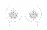 Сверкающие пэстисы Dazzling Nipple Bling Sticker (Цвет: прозрачный)